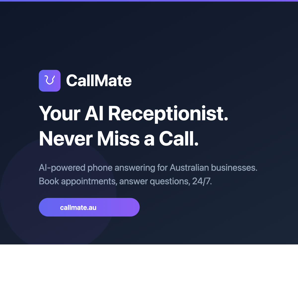 CallMate — Unified Customer Inbox with AI Receptionist